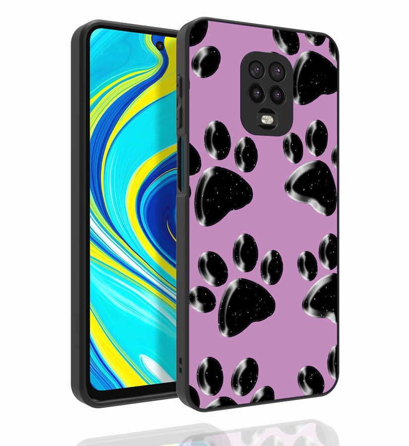 Xiaomi Redmi Note 9S Uyumlu Kılıf Desenli Kamera Korumalı Parlak Zore Nora Kapak