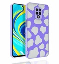 Xiaomi Redmi Note 9S Uyumlu Kılıf Desenli Kamera Korumalı Parlak Zore Nora Kapak