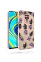 Xiaomi Redmi Note 9 Pro Uyumlu Kılıf Desenli Kamera Korumalı Parlak Zore Nora Kapak