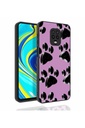 Xiaomi Redmi Note 9 Pro Uyumlu Kılıf Desenli Kamera Korumalı Parlak Zore Nora Kapak