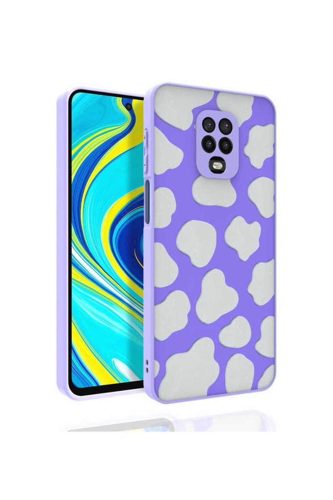 Xiaomi Redmi Note 9 Pro Uyumlu Kılıf Desenli Kamera Korumalı Parlak Zore Nora Kapak