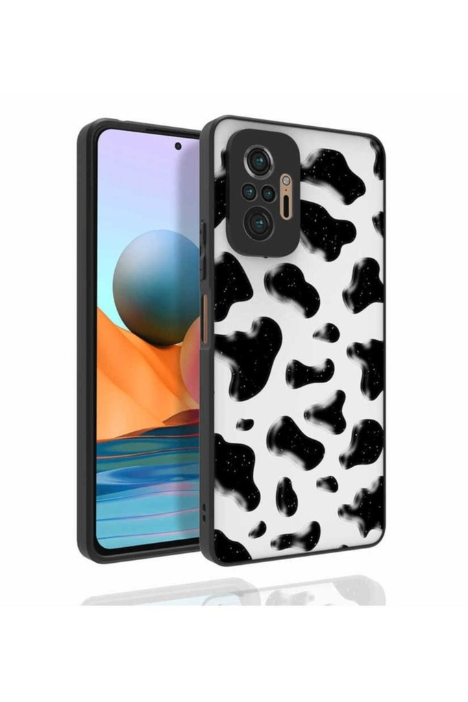 Xiaomi Redmi Note 10 Pro Uyumlu Kılıf Desenli Kamera Korumalı Parlak Zore Nora Kapak