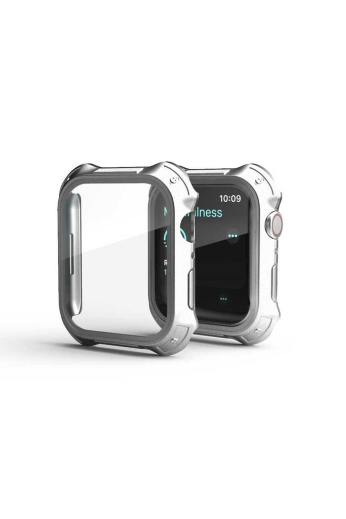 Apple Watch 7 45mm Uyumlu Tank Zırh Kasa ve Ekran Koruyucu Zore Watch Gard 10