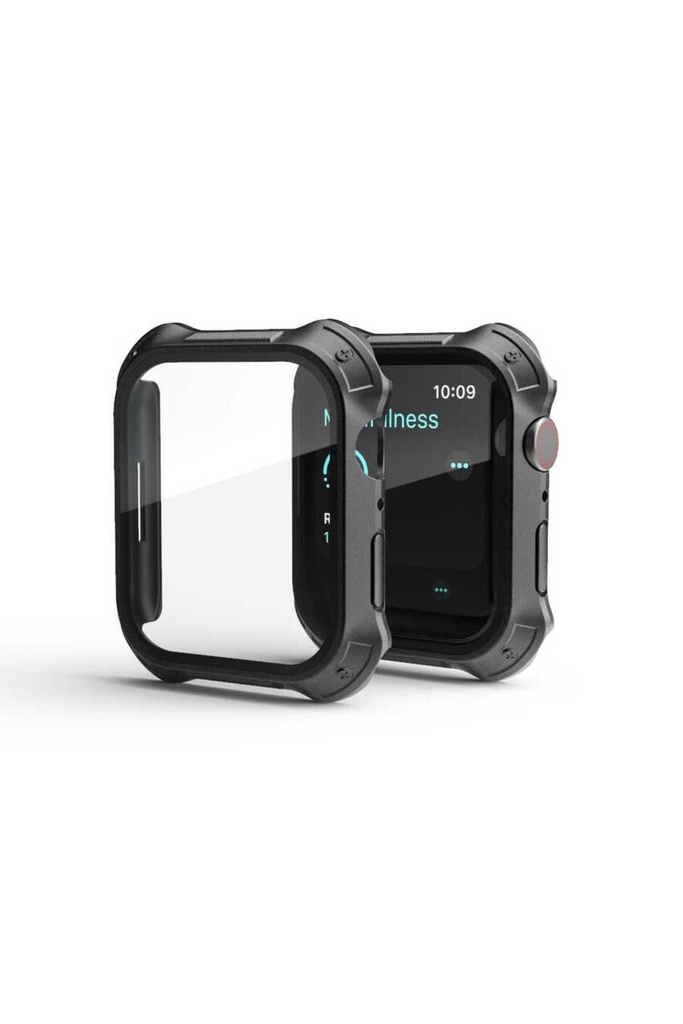 Apple Watch 7 45mm Uyumlu Tank Zırh Kasa ve Ekran Koruyucu Zore Watch Gard 10