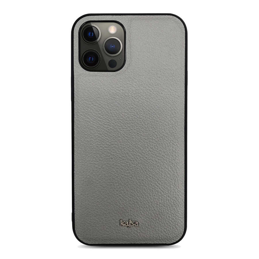Apple iPhone 12 Pro Max Uyumlu Kılıf ​Kajsa Luxe Collection Hakiki Deri Kapak