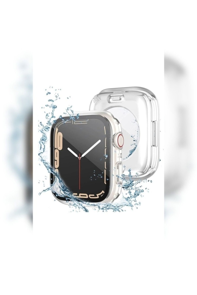 Apple Watch 44mm Uyumlu 360 Derece Korumalı Kasa ve Ekran Koruyucu Zore Watch Gard 12