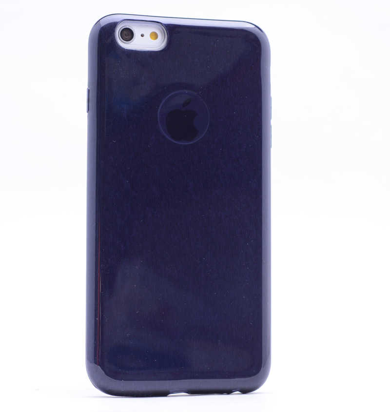 [RNZ-TA6093] Apple iPhone 6 Uyumlu Kılıf Zore Shining Silikon (Siyah)