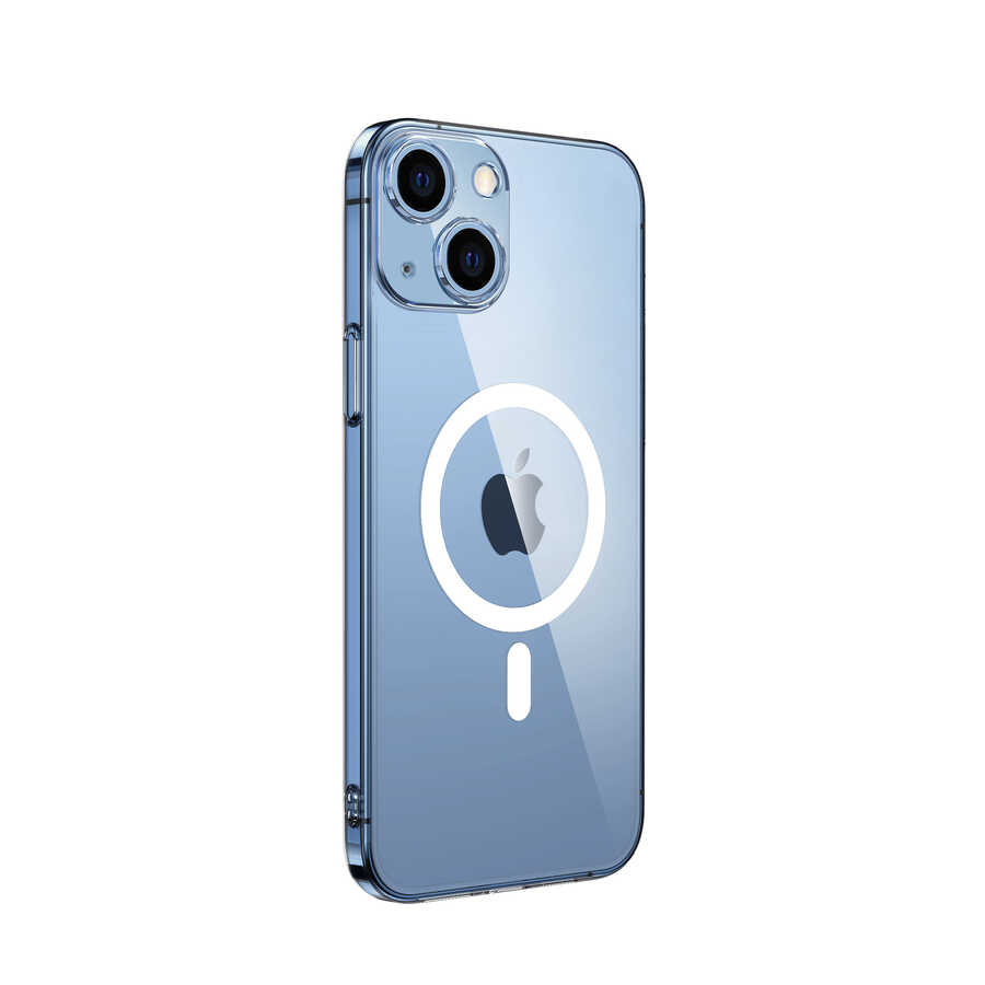 [RNZ-TA78426] Apple iPhone 14 Uyumlu Kılıf Kamera Korumalı M-safe Sert PC Zore Porto Kapak