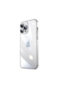 Apple iPhone 14 Pro Uyumlu Kılıf Sert PC Renkli Çerçeveli Zore Riksos Kapak