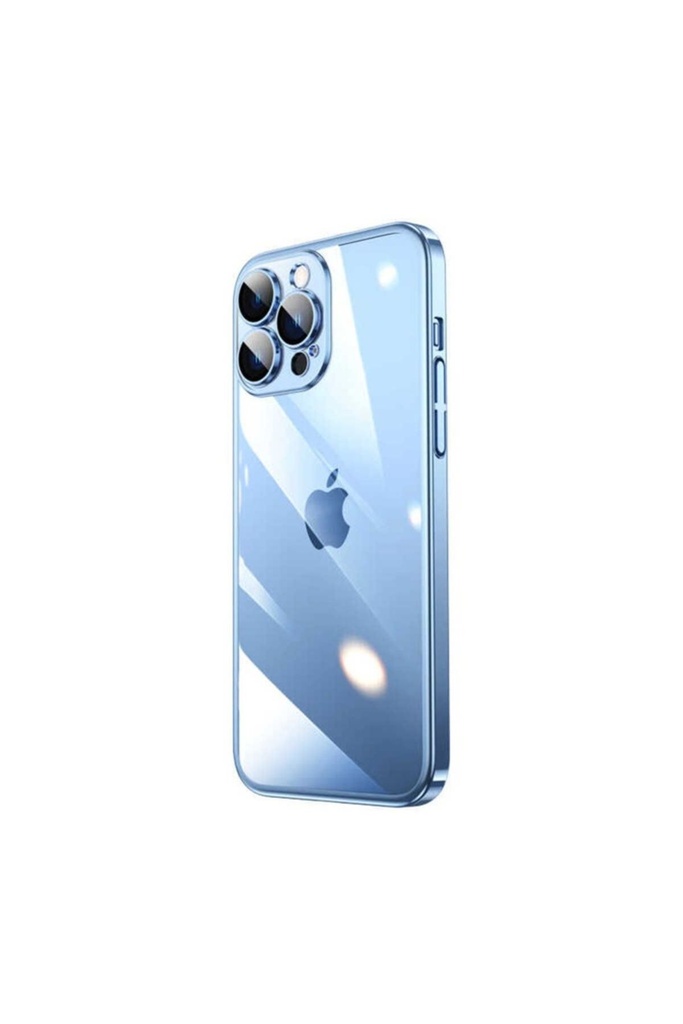 Apple iPhone 14 Pro Uyumlu Kılıf Sert PC Renkli Çerçeveli Zore Riksos Kapak