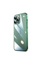 Apple iPhone 14 Pro Uyumlu Kılıf Sert PC Renkli Çerçeveli Zore Riksos Kapak