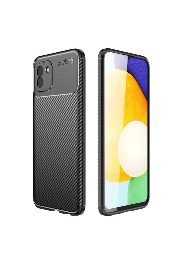 [RNZ-TA78302] Samsung Galaxy A03 Uyumlu Kılıf Zore Negro Silikon Kapak (Siyah)