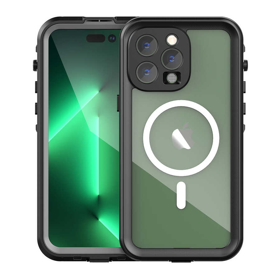 [RNZ-TA80879] Apple iPhone 14 Pro Max Uyumlu Kılıf 1-1 Su Geçirmez Kılıf