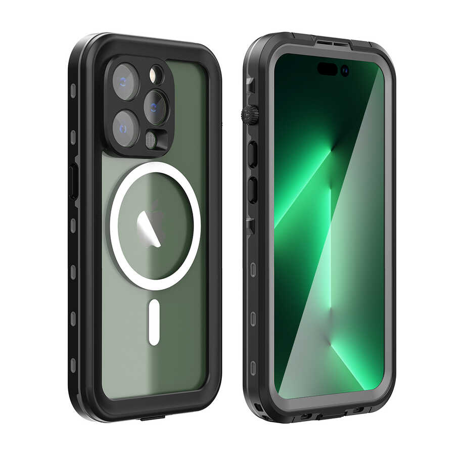 [RNZ-TA80878] Apple iPhone 14 Pro Uyumlu Kılıf 1-1 Su Geçirmez Kılıf