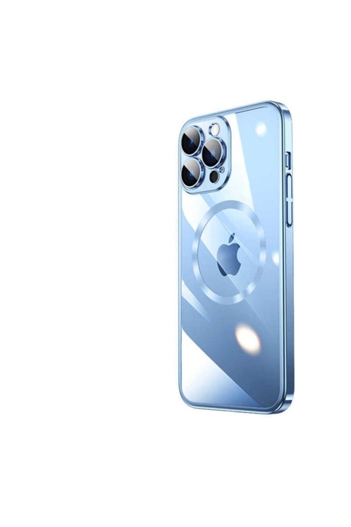 Apple iPhone 14 Pro Max Uyumlu Kılıf Wireless Şarj Özellikli Sert PC Zore Riksos M-safe Kapak