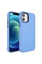 Apple iPhone 12 Uyumlu Kılıf Metal Çerçeve ve Buton Tasarımlı Sert Zore Botox Kapak