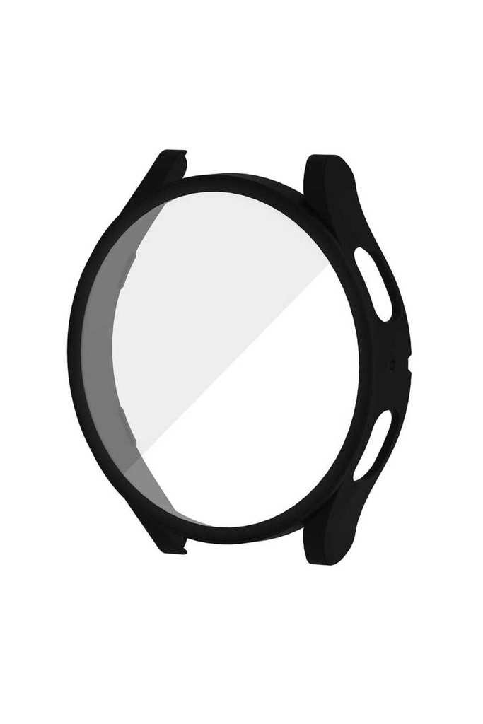 [RNZ-TA78995] Samsung Galaxy Watch 5 40mm Uyumlu Sert PC Kasa ve Ekran Koruyucu Zore Watch Gard 14 (Siyah)