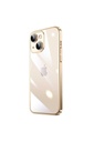 Apple iPhone 14 Uyumlu Kılıf Sert PC Renkli Çerçeveli Zore Riksos Kapak