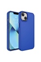 Apple iPhone 14 Uyumlu Kılıf Metal Çerçeve ve Buton Tasarımlı Sert Zore Botox Kapak