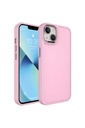 Apple iPhone 14 Uyumlu Kılıf Metal Çerçeve ve Buton Tasarımlı Sert Zore Botox Kapak