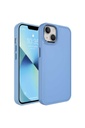 Apple iPhone 14 Plus Uyumlu Kılıf Metal Çerçeve ve Buton Tasarımlı Sert Zore Botox Kapak