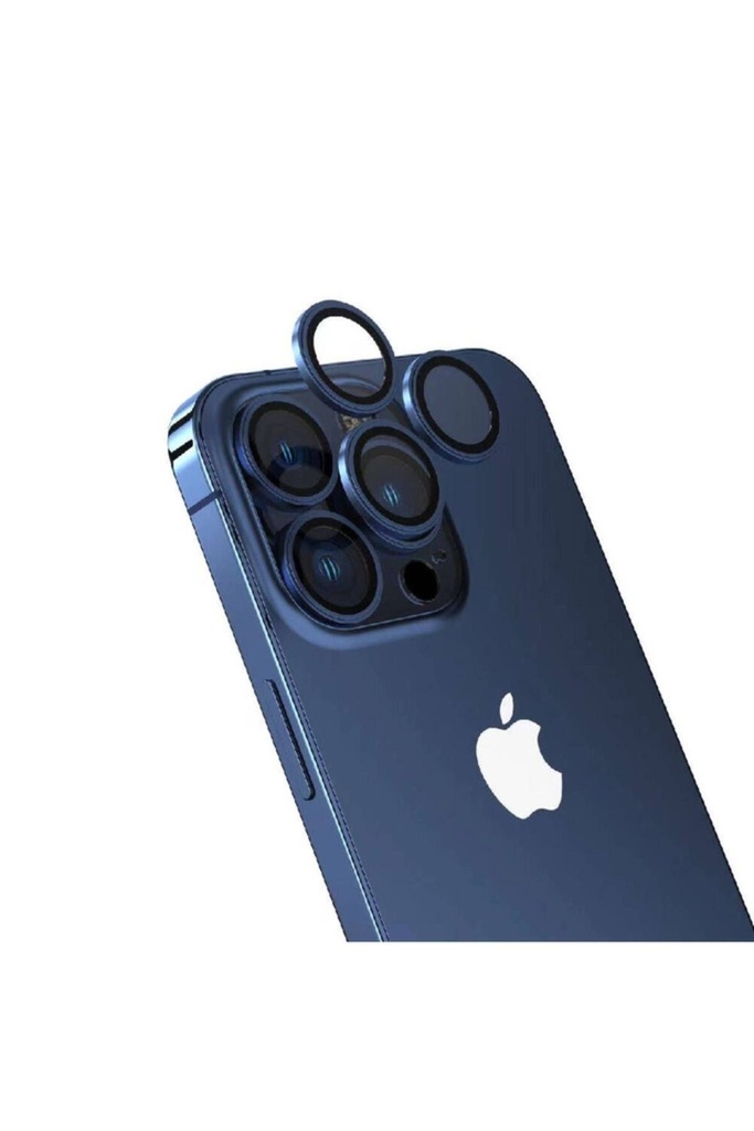 Apple iPhone 15 Pro Max Uyumlu Zore Safir CL-15 Parmak İzi Bırakmayan Anti-Reflective Kamera Lens Koruyucu