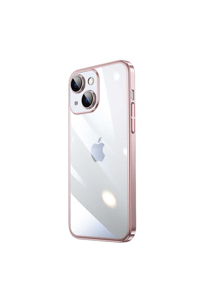 Apple iPhone 14 Plus Uyumlu Kılıf Sert PC Renkli Çerçeveli Zore Riksos Kapak