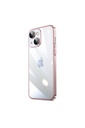Apple iPhone 14 Plus Uyumlu Kılıf Sert PC Renkli Çerçeveli Zore Riksos Kapak