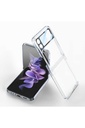 Samsung Galaxy Z Flip 4 Uyumlu Kılıf Zore Kıpta Lensli Kapak