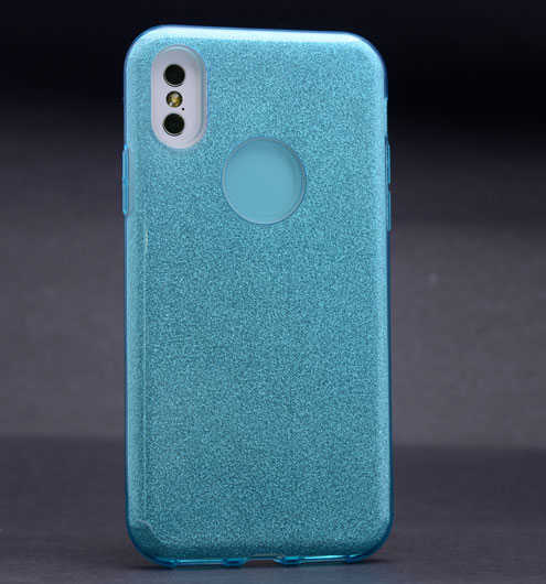 [RNZ-TA6139] Apple iPhone X Uyumlu Kılıf Zore Shining Silikon (Siyah)