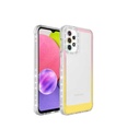 Samsung Galaxy A53 5G Uyumlu Kılıf Simli ve Renk Geçiş Tasarımlı Lens Korumalı Zore Park Kapak