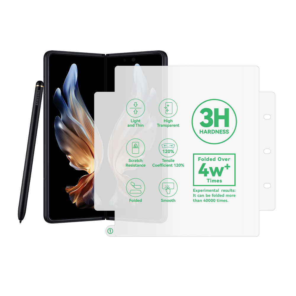 Samsung Galaxy Z Fold 5 Uyumlu Zore Hizalama Aparatlı S-Fit Body Ekran Koruyucu