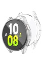 Samsung Galaxy Watch 5 40mm Uyumlu Silikon TPU Kasa ve Ekran Koruyucu Zore Watch Gard 15