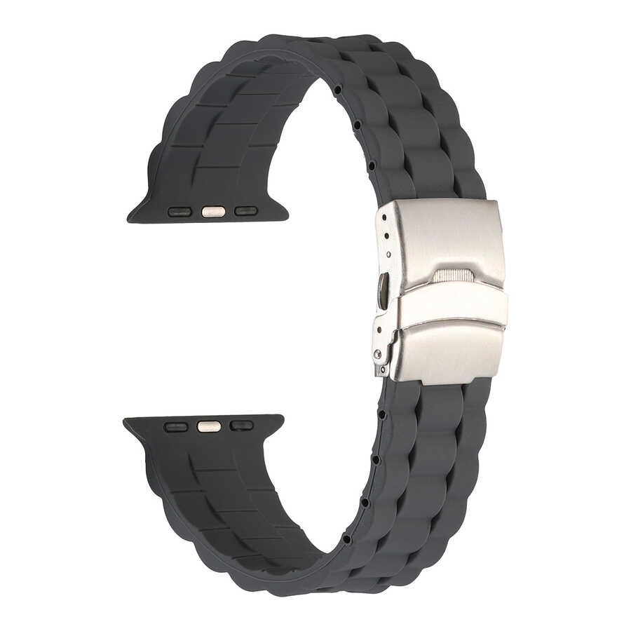 Apple Watch 7 41mm Uyumlu KRD-72 Silikon Kordon