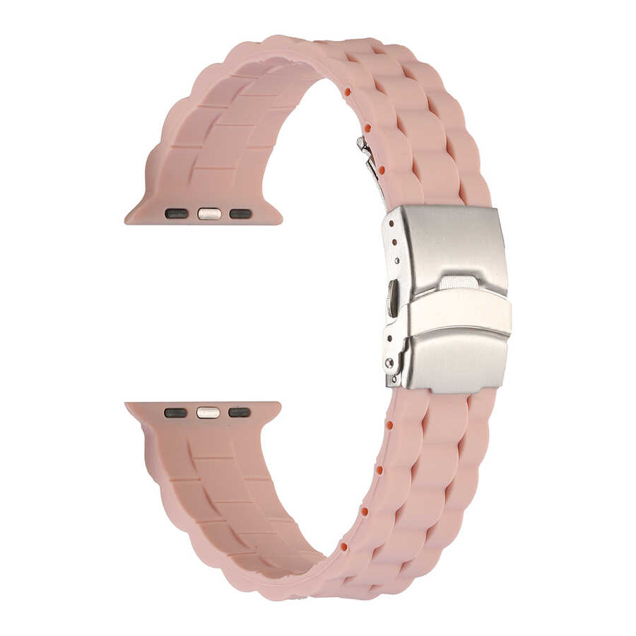 Apple Watch 7 41mm Uyumlu KRD-72 Silikon Kordon