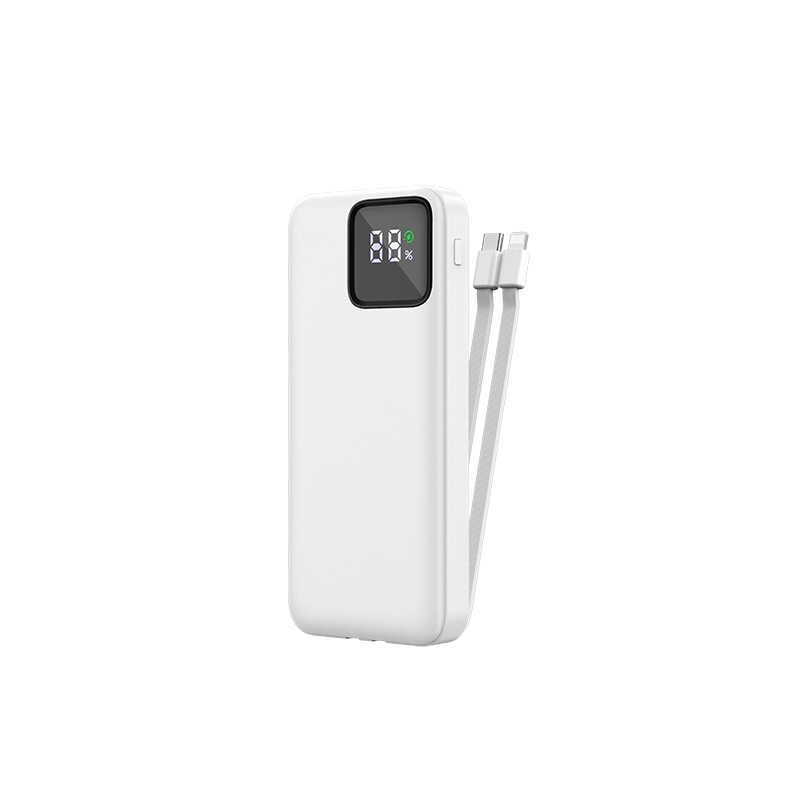 [RNZ-TA79098] Wiwu JC-18 PD Hızlı Şarj Özellikli Led Göstergeli Powerbank 18W 10000mAh (Beyaz)