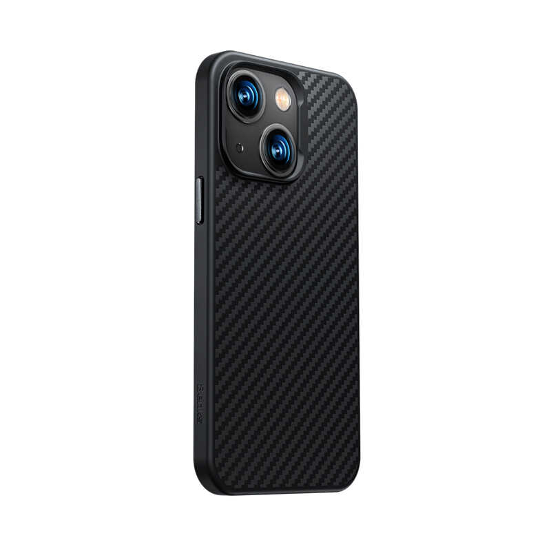 [RNZ-TA79118] Apple iPhone 14 Uyumlu Kılıf Karbon Fiber Benks Civilian Aramid Protective Kapak