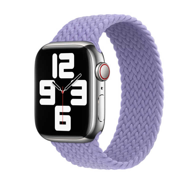 Apple Watch Ultra 49mm Uyumlu Kordon Hasır Örgü Esnek KRD-32 Medium Strap Kayış