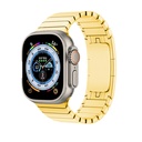 Apple Watch Ultra 49mm Uyumlu Kordon Paslanmaz Çelik Luxury Metal KRD-35 Kayış