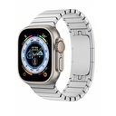 Apple Watch Ultra 49mm Uyumlu Kordon Paslanmaz Çelik Luxury Metal KRD-35 Kayış