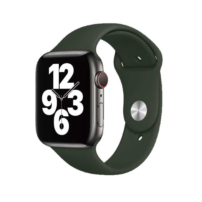 Apple Watch Ultra 49mm Uyumlu Kordon Wiwu Sport Band Silikon Strap Kayış