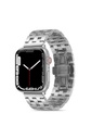 Apple Watch Ultra 49mm Uyumlu Kordon Metal Geçmeli Paslanmaz KRD-20 Kayış