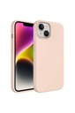 Apple iPhone 14 Uyumlu Kılıf Sıvı Teknolojili Silinebilir Sert Zore Kivi Kapak