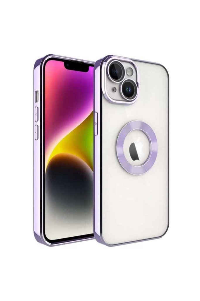 Apple iPhone 14 Uyumlu Kılıf Kamera Korumalı Logo Gösteren Zore Omega Kapak