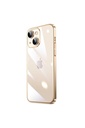 Apple iPhone 13 Uyumlu Kılıf Sert PC Renkli Çerçeveli Zore Riksos Kapak