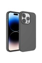 Apple iPhone 14 Pro Max Uyumlu Kılıf Sıvı Teknolojili Silinebilir Sert Zore Kivi Kapak