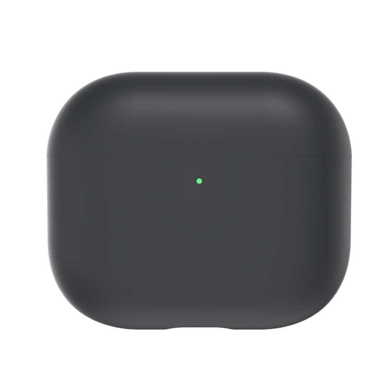 [RNZ-TA79833] Apple Airpods 3 Uyumlu Kılıf Benks Liquid Silikon PC Kapak (Siyah)