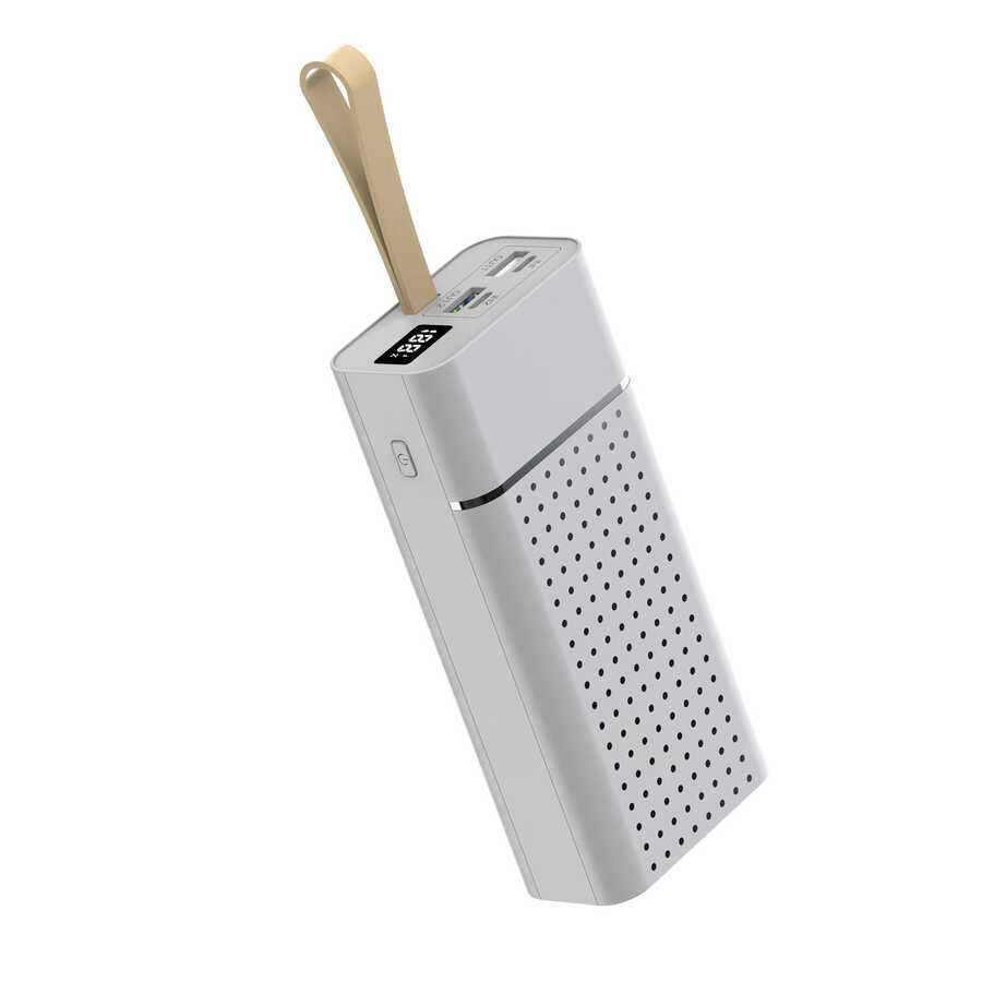 [RNZ-TA79746] Zore B-33 Askılı Led Göstergeli Taşınabilir Powerbank 30000 mAh