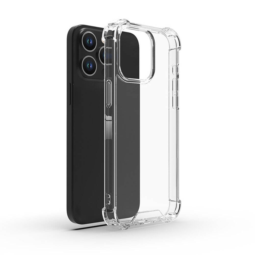 [RNZ-TA95987] Apple iPhone 15 Pro Uyumlu Kılıf Zore Nitro Anti Shock Silikon