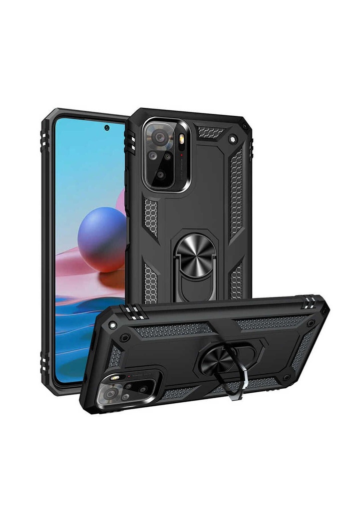 [RNZ-TA79999] Xiaomi Poco M5S Uyumlu Kılıf Zore Vega Kapak (Siyah)
